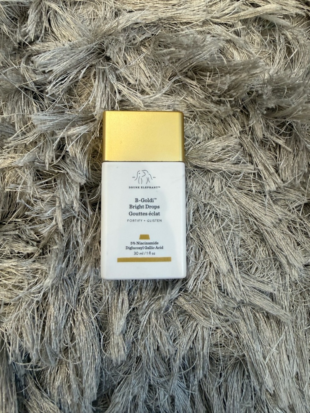 Drunk Elephant B-Goldi Bright Drops - White and Gold Bottle